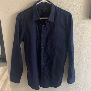 Stretch slim fit button down